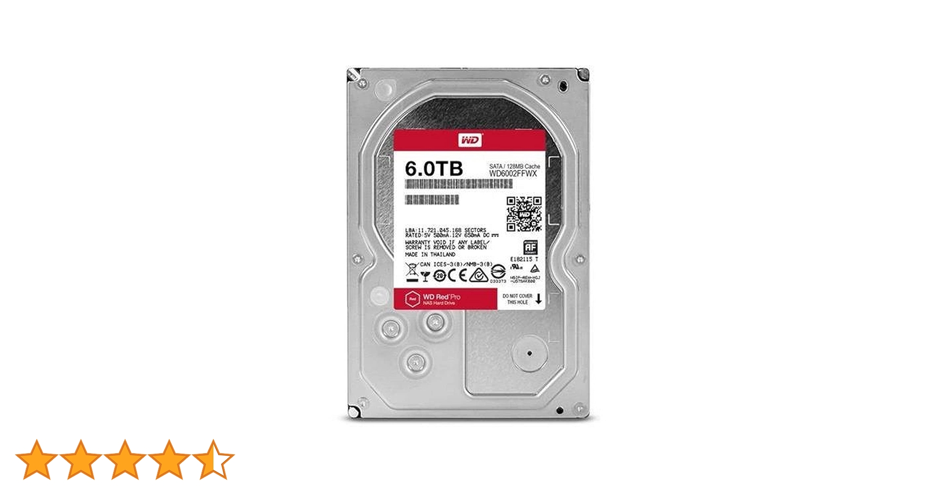 WD Red Pro 16TB HDD 3.5インチ 【並行輸入品】『未開封』 Amazon.com: Western Digital 16TB WD Red Pro NAS Internal